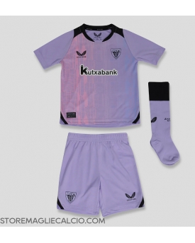 Athletic Bilbao Maglia Gara Terza Repliche 2024-25 Bambino Maniche Corte